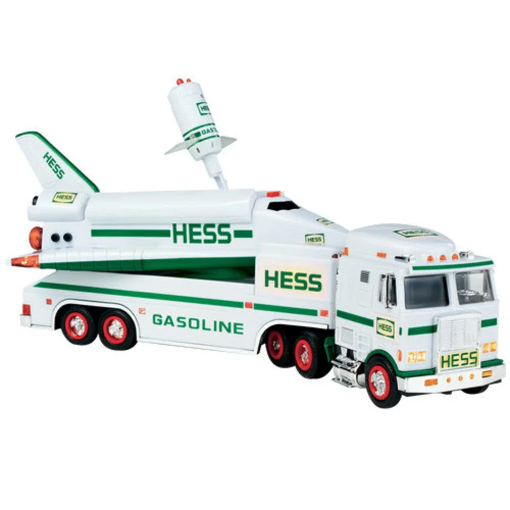 RARE VINTAGE 1999 Hess Toy Truck And Space Shuttle With Satellite